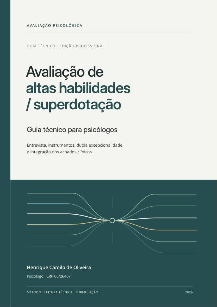 Capa de Guia técnico de avaliação de AH/SD