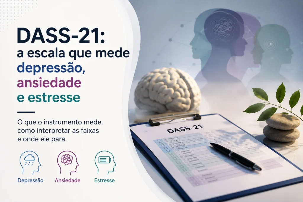 Escala DASS-21 para depressão, ansiedade e estresse — psicólogo em Londrina